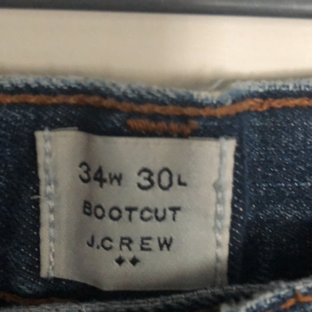 - J Crew jeans bootcut 34X30. Mint condition - Picture 2 of 3